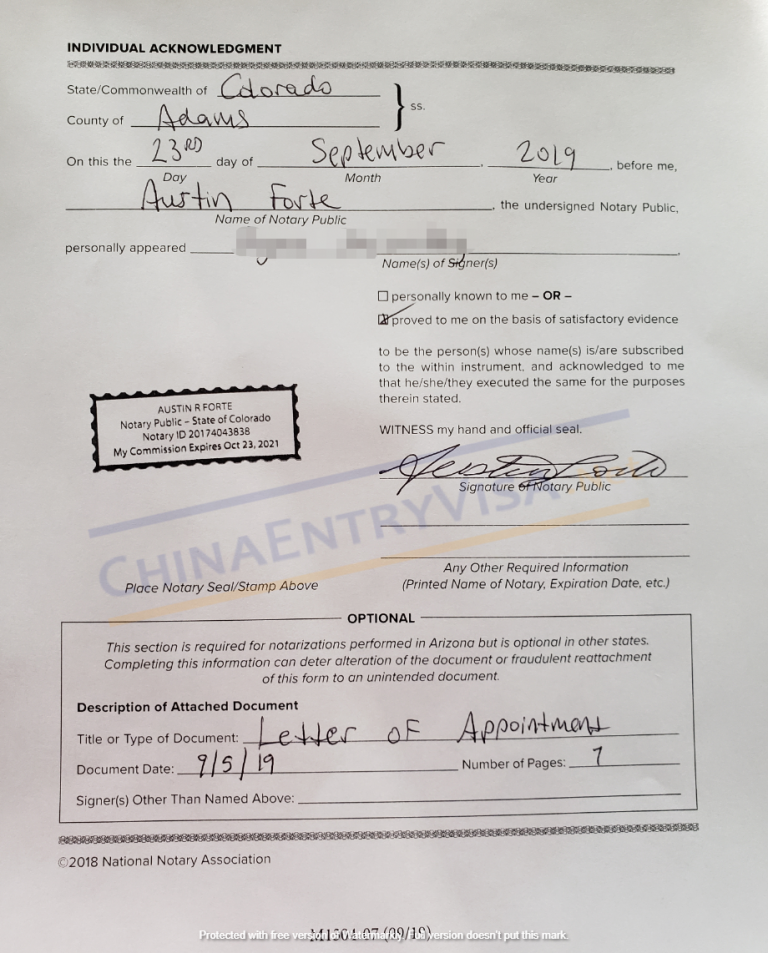 Document Notarization for Use in China Before Consulate Authentication